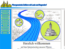 Tablet Screenshot of pfarrei-zeitlarn.de